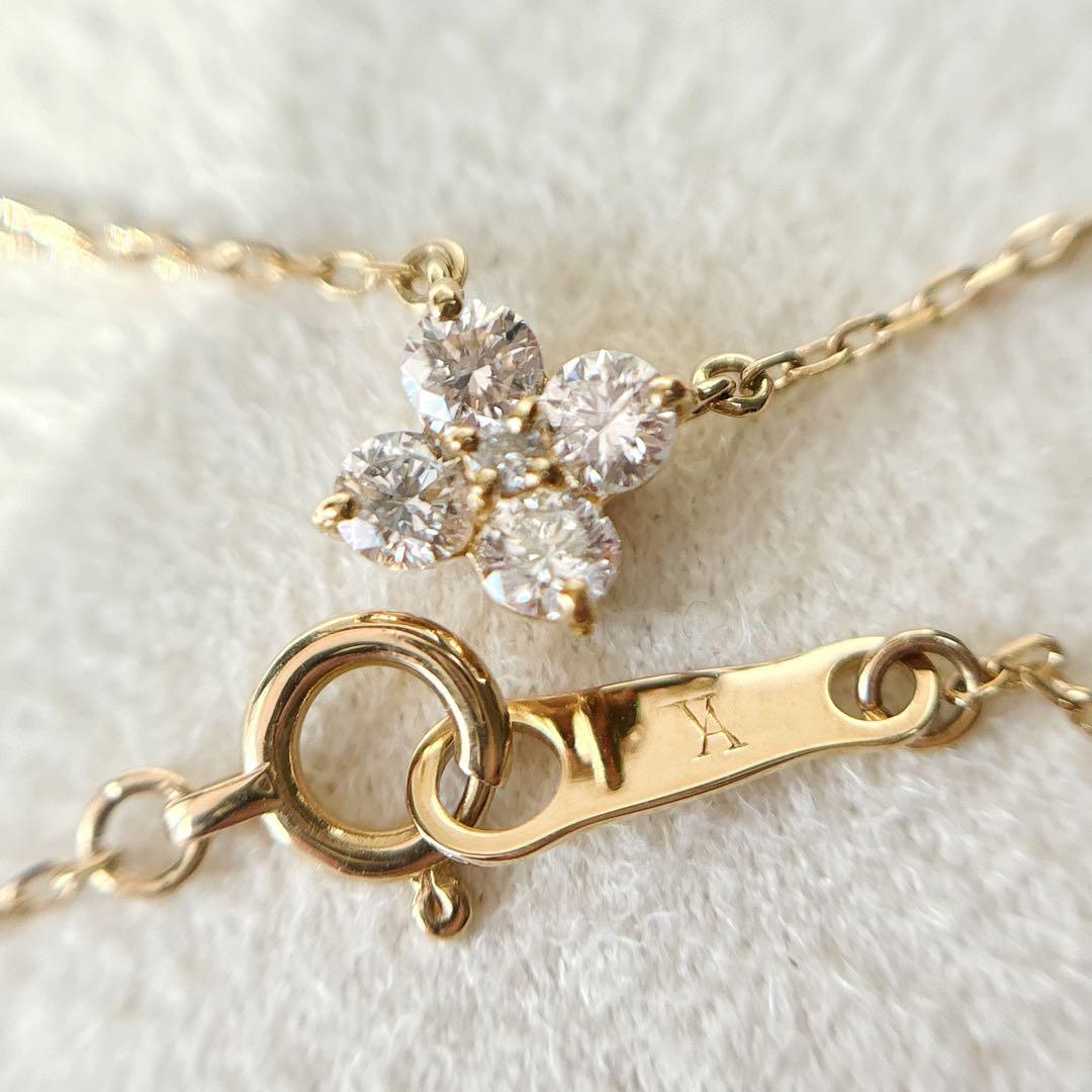 ヴァンドーム青山 カローラ ネックレス k18YG 0.27ct
