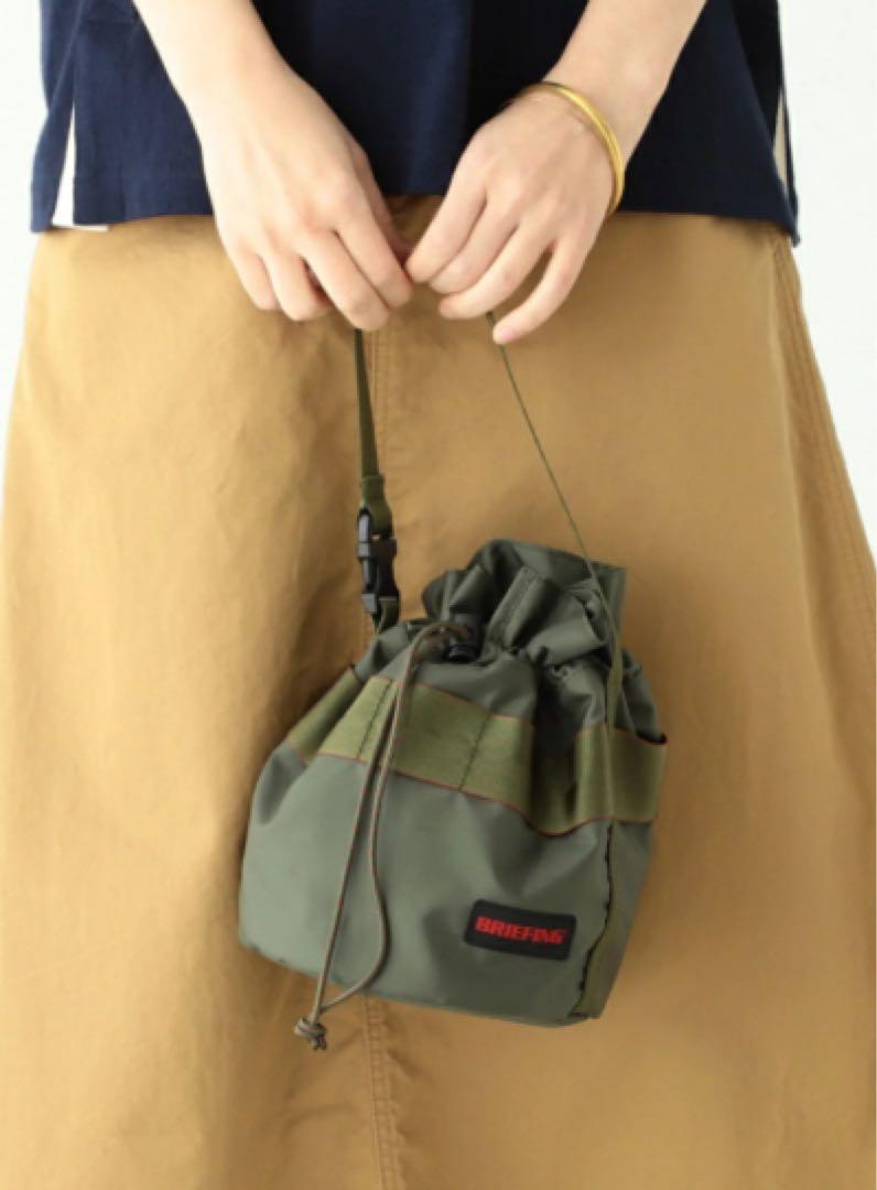 BRIEFING×BEAMS BOY 別注 DRAWSTRING BAG