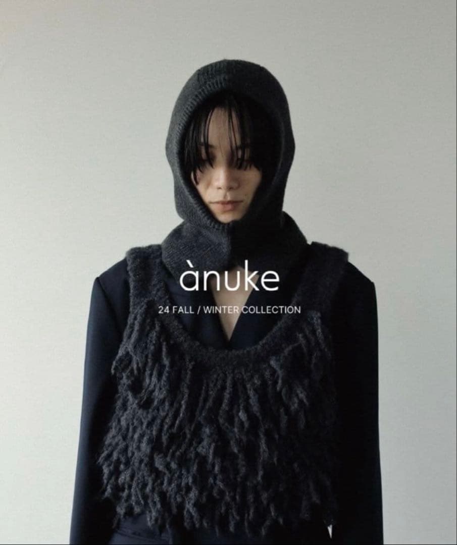 anuke アンヌーク Fringe Knit Bustier SIZE TODAYFUL