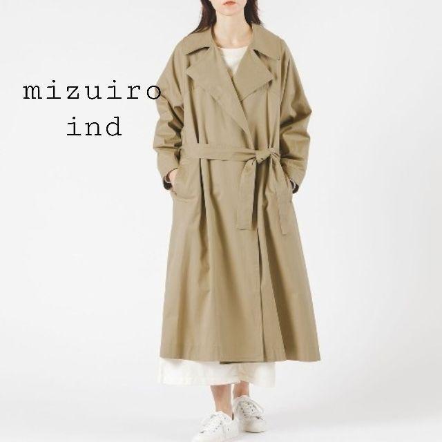 安いFashion - 【美品✨】ミズイロインド ステンカラーコート