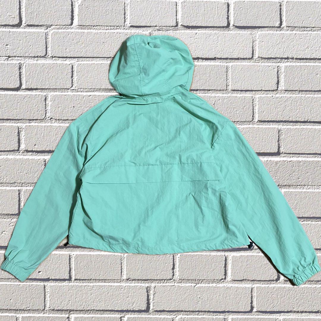 【美品】BrokenBase ナイロンテックアノラックパーカー M グリーン
