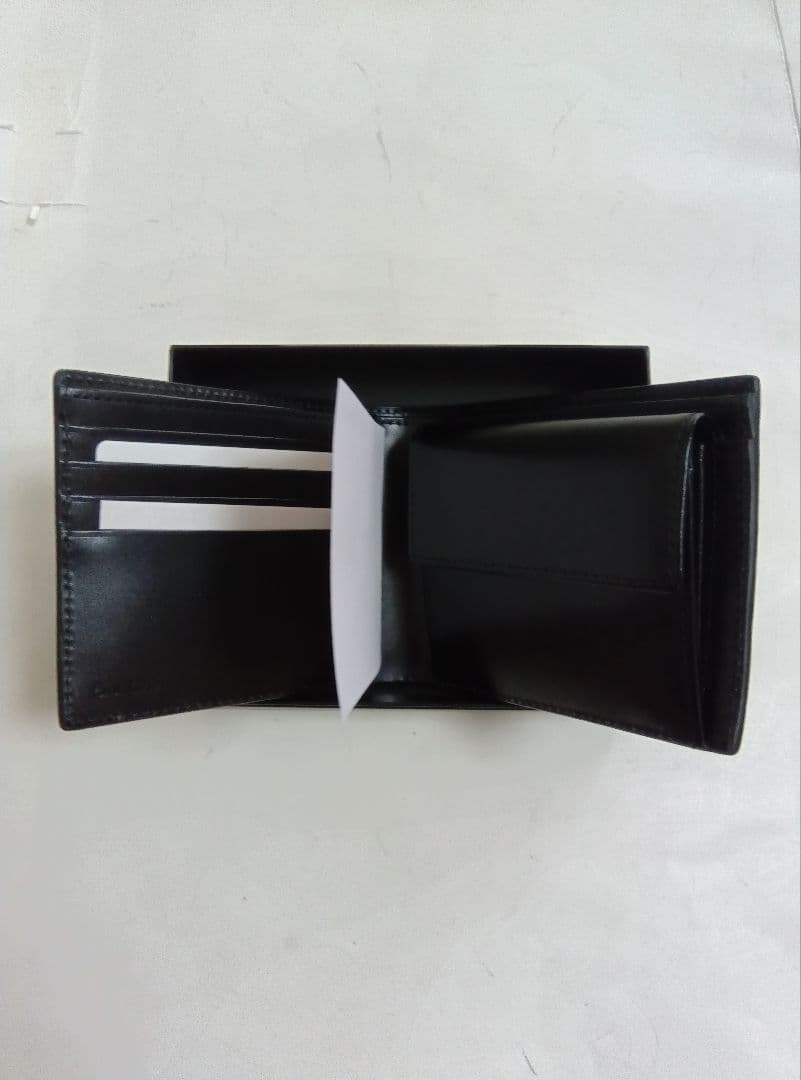 ポール・スミス 二つ折り財布 ネイビー 新品未使用品 箱付き