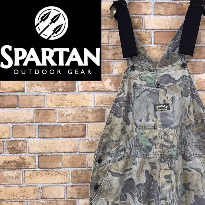 SPARTAN 】90s USA製 リアルツリー オーバーオール ビッグサイズ