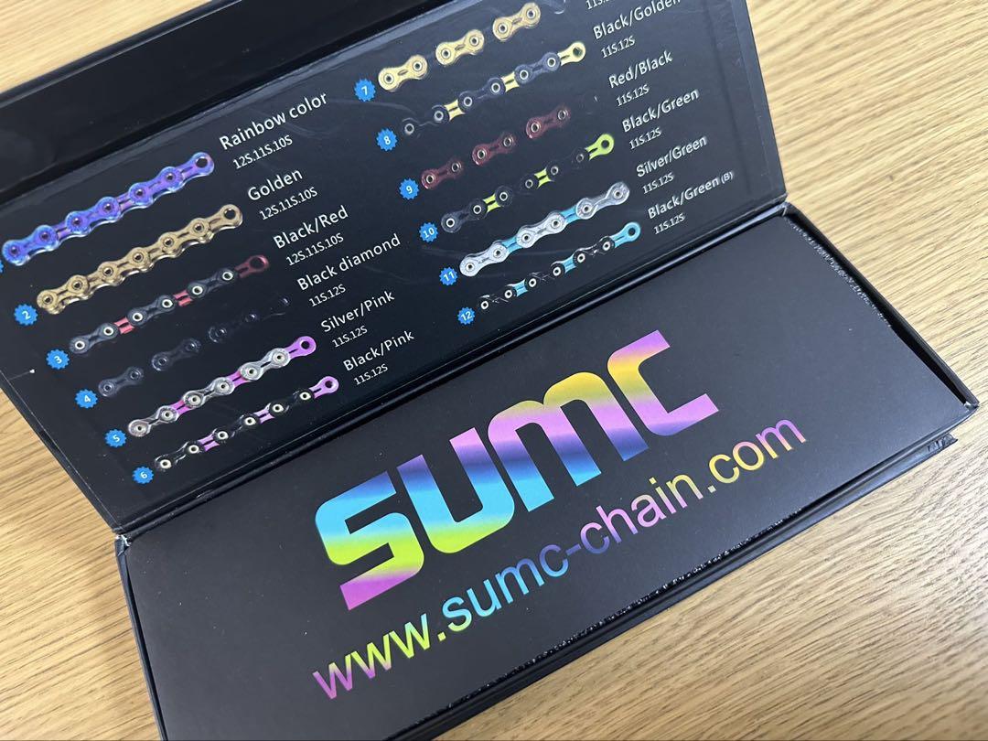 SUMC 最上級SX12SL 黒　ブラック 自転車　ギア12速用チェーン