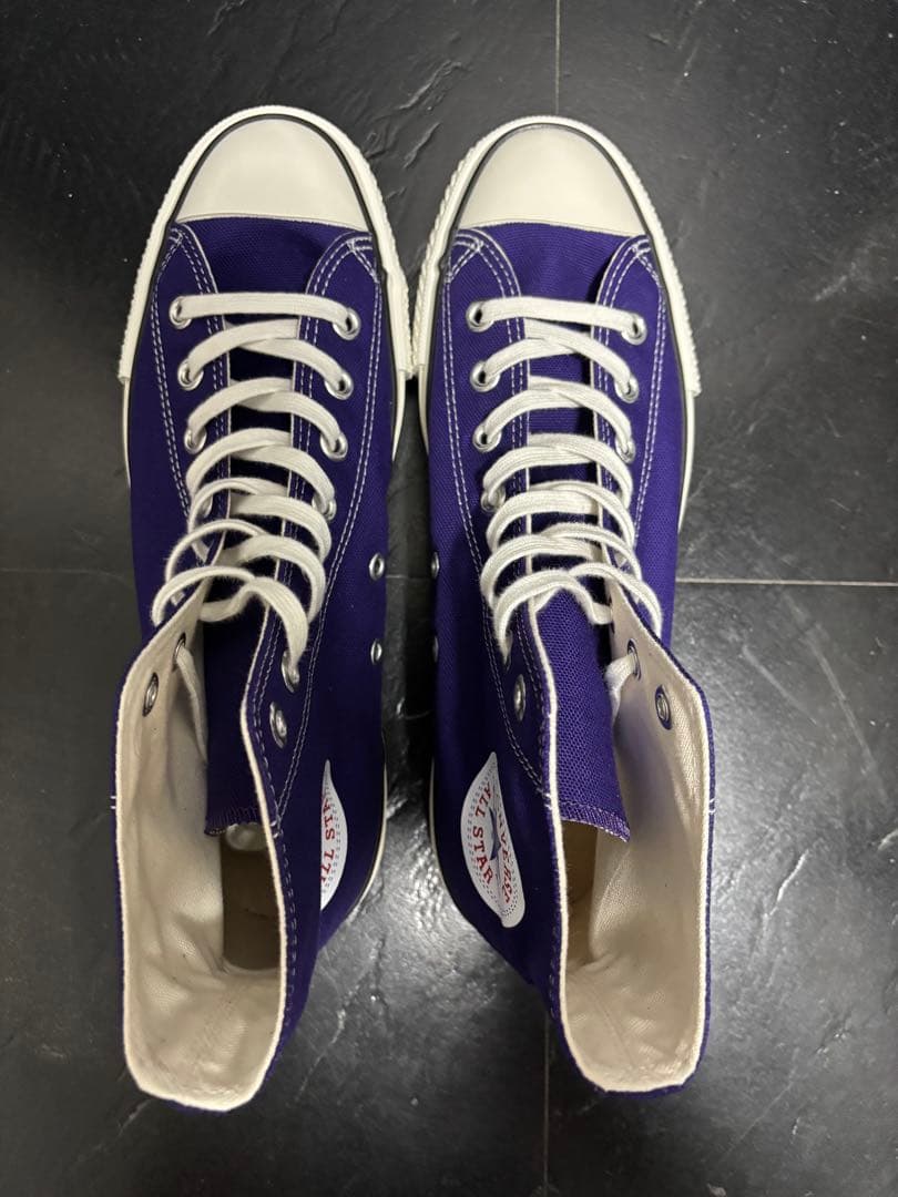 【新品未使用】 コンバース オールスター ハイ メイドインジャパン パープル
