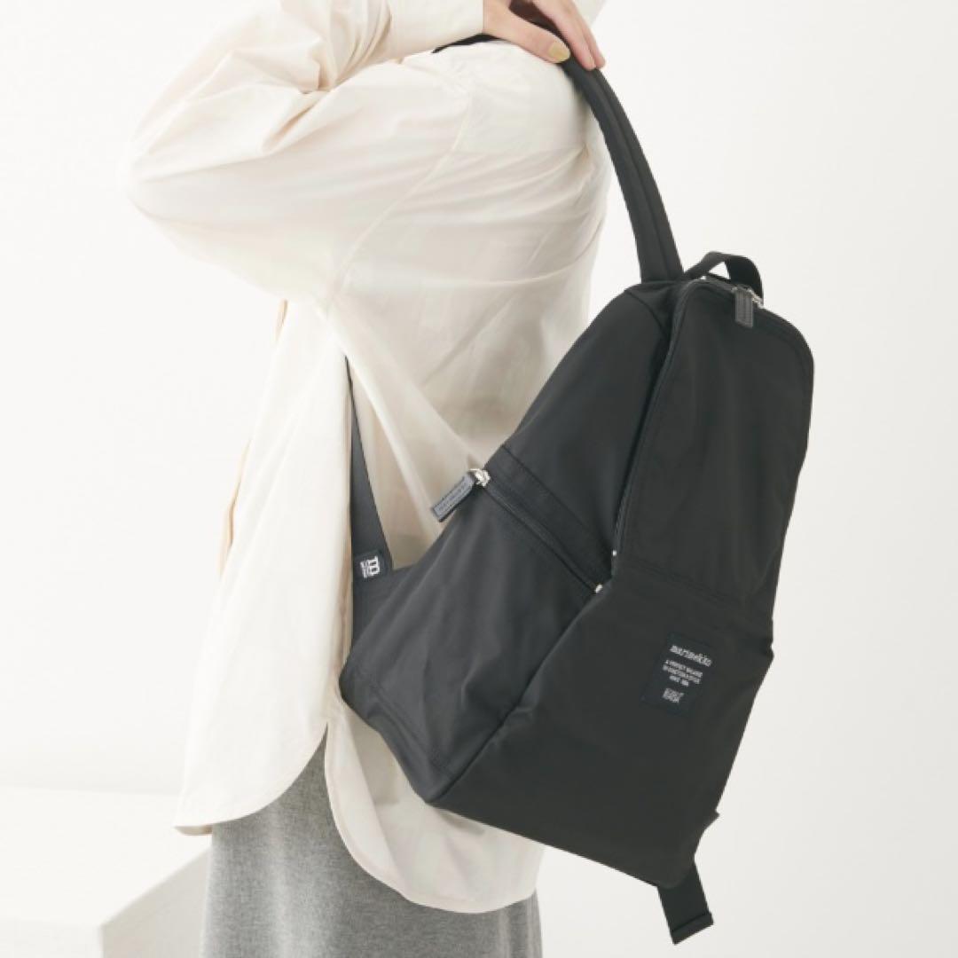 新品 marimekko METRO マリメッコ メトロ バックパック ブラック