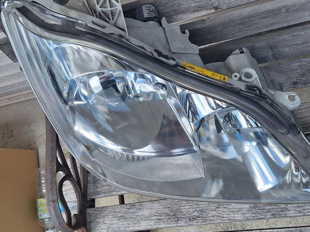 クリア塗装済！18系クラウンロイヤルサルーン後期 純正ヘッドライトユニット 左右