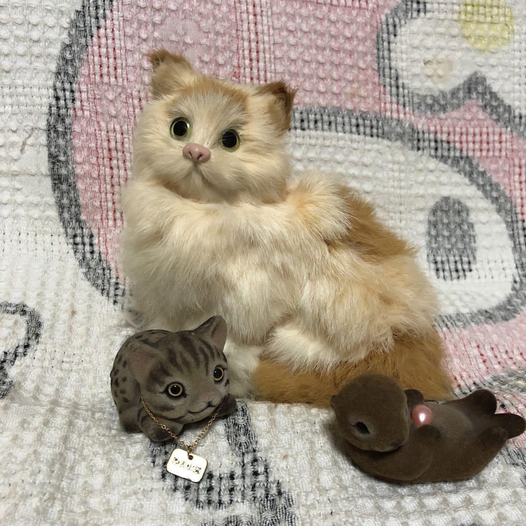 centex 猫＆西表山猫＆ラッコの赤ちゃん　中古品