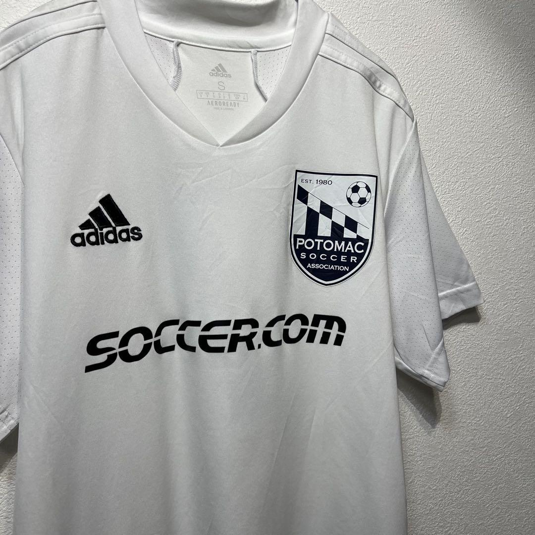 【US規格】 希少 アディダス POTOMAC SOCCERサッカーシャツ S