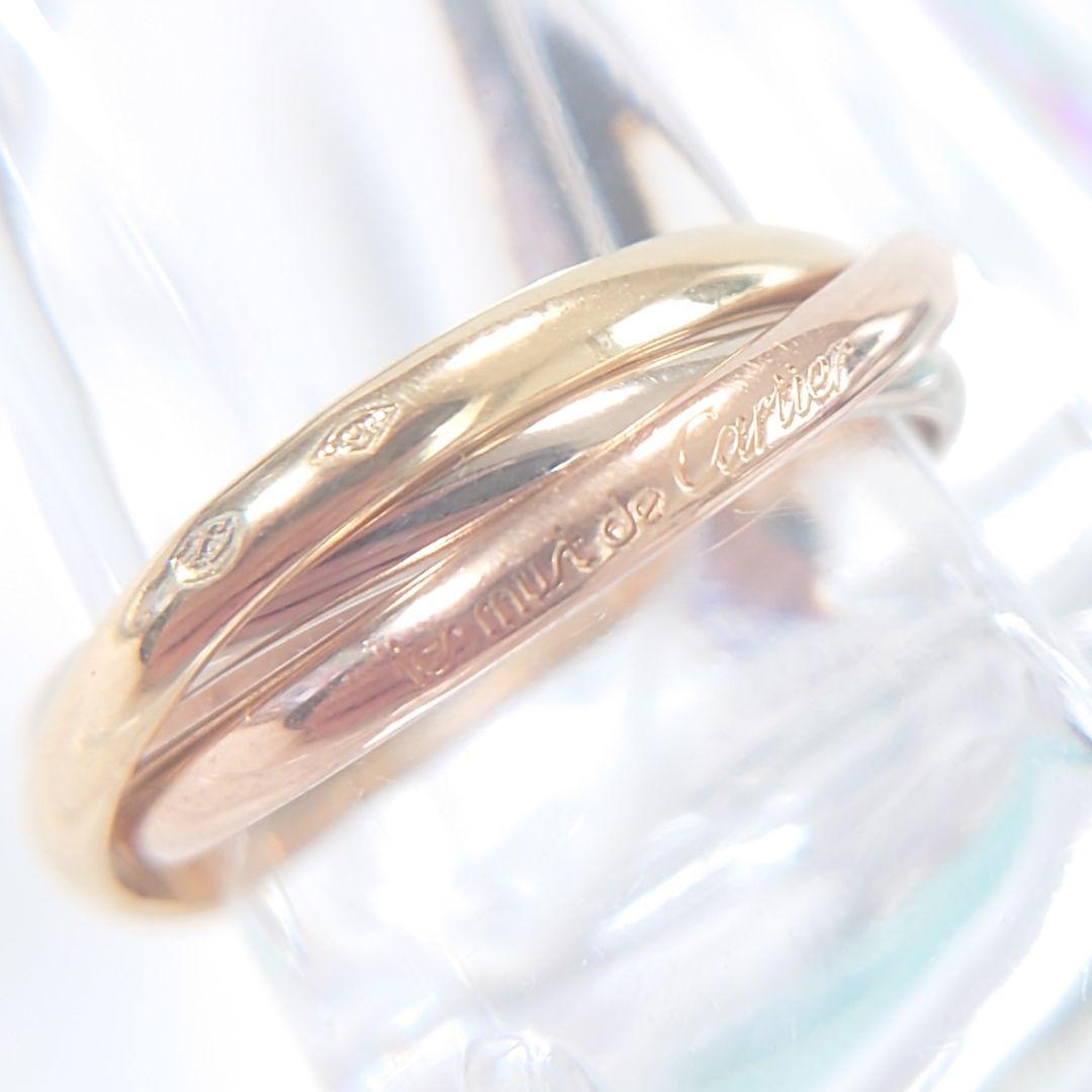 新品仕上げ済】Cartier カルティエ トリニティ リング 48 8号