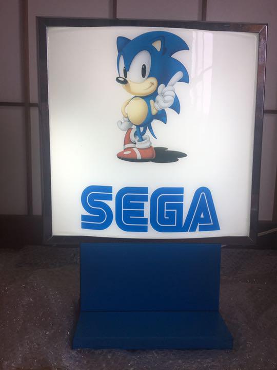 SEGA セガソニック 非売品 ディスプレイライト 電飾看板