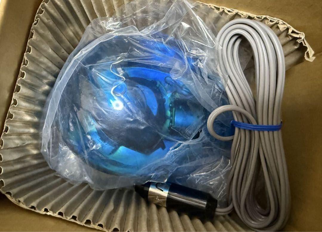 HKFM 101 青 パトライト 12V 新品 覆面 赤灯 シガー 回転灯 防犯