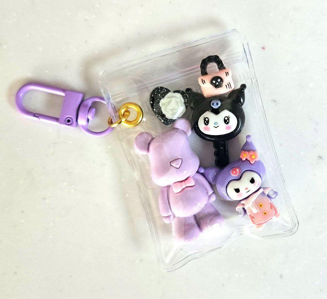 せ) ガチャ詰めポーチ風♡キャンディバッグ キーホルダー - メルカリ