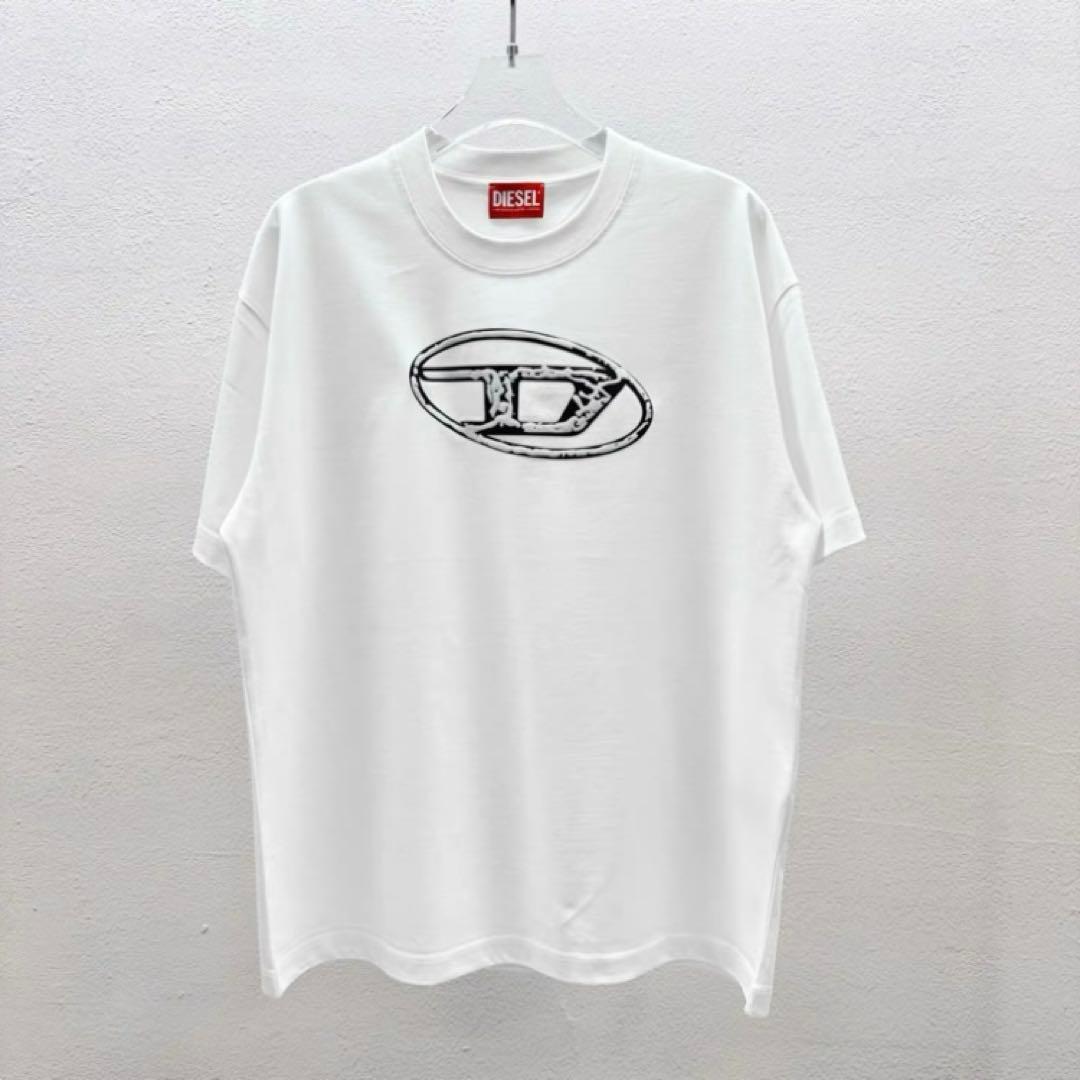 DIESEL ロゴプリント Tシャツ M