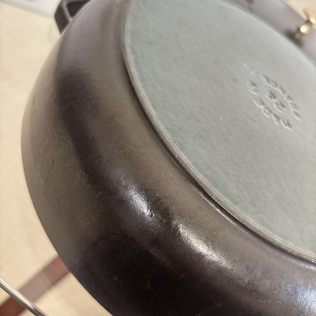 STAUB ストウブ ブレイザーソテーパン 26cm 鋳鉄製 ストウヴ ブラック