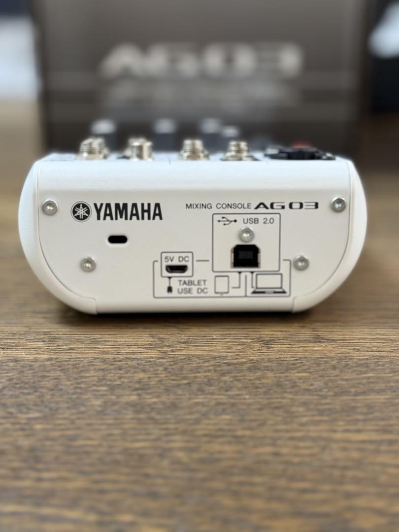 YAMAHA AG03 ミキシングコンソール/Appleライトニングケーブル YAMAHA AG03 ミキシングコンソール/Appleライトニングケーブル