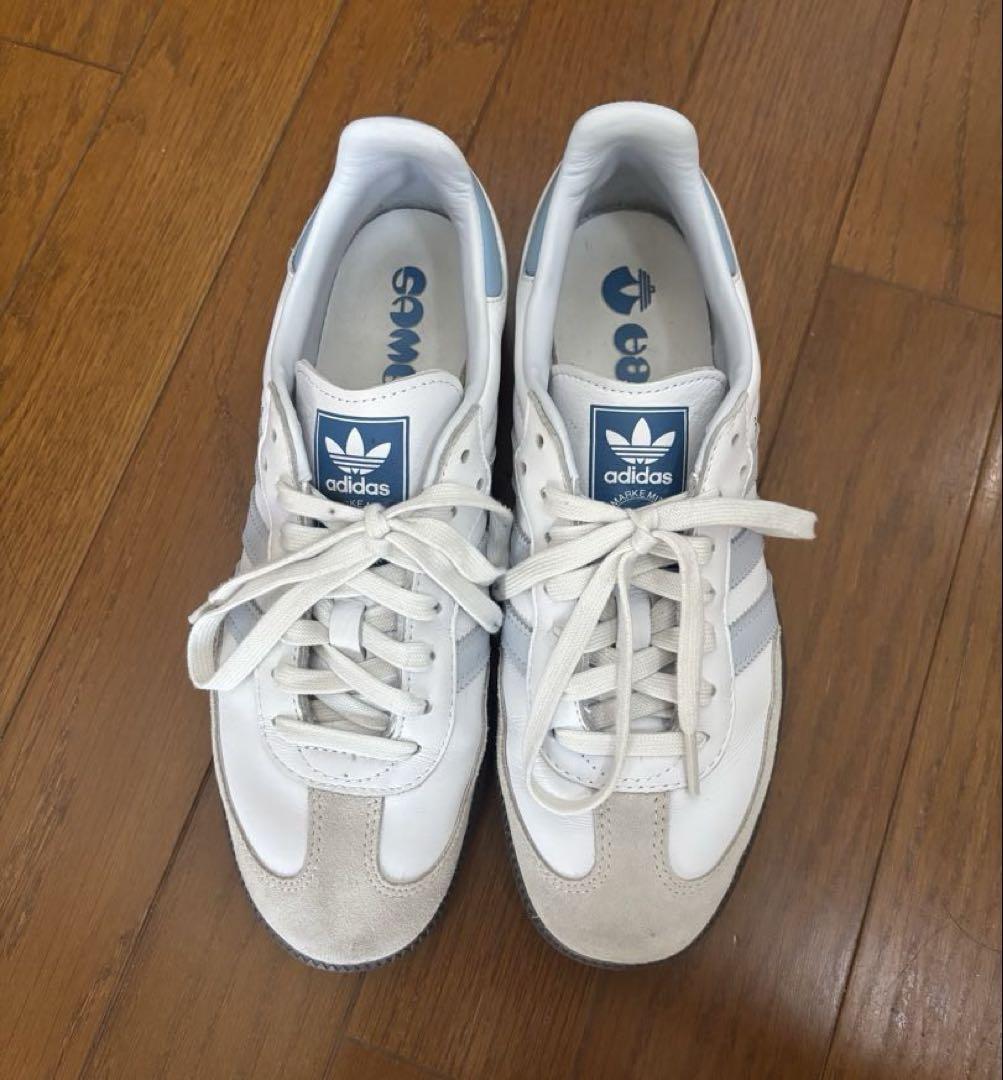 adidas Samba OG ホワイトブルーガム 25.5cm