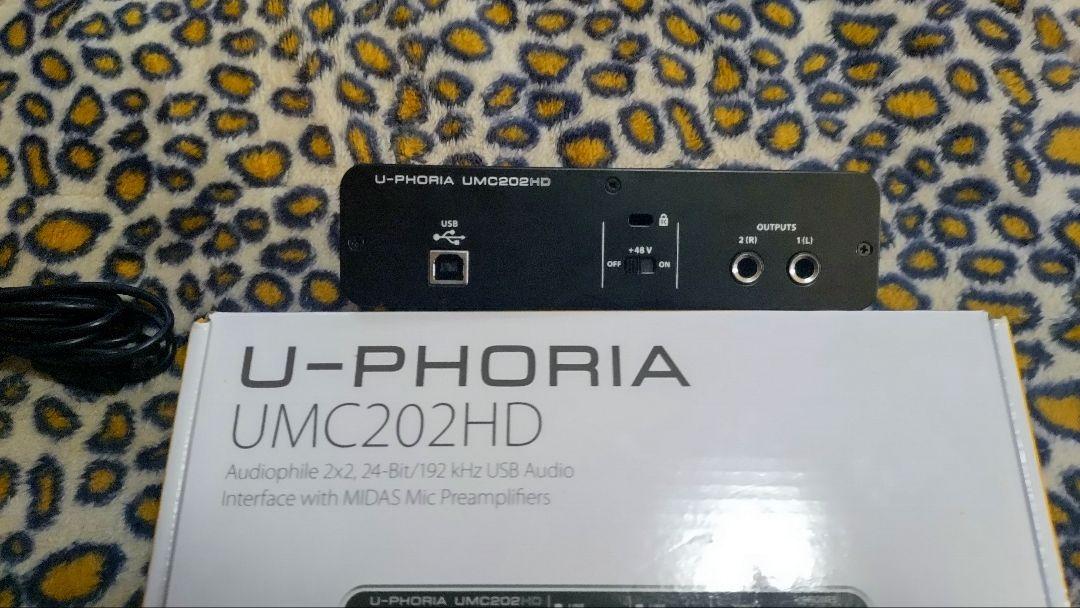 N*t様 Behringer U-PHORIA UMC202HD インターフェー