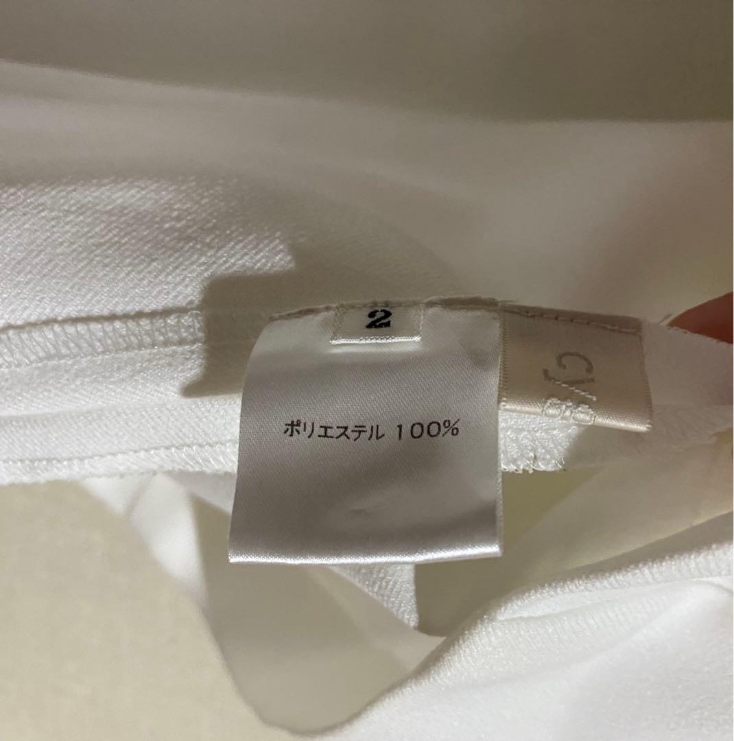 cygne とんがりパフtops Manon ホワイトサイズ2 シーニュ cygne シーニュ とんがりパフTops Manon ホワイト 2