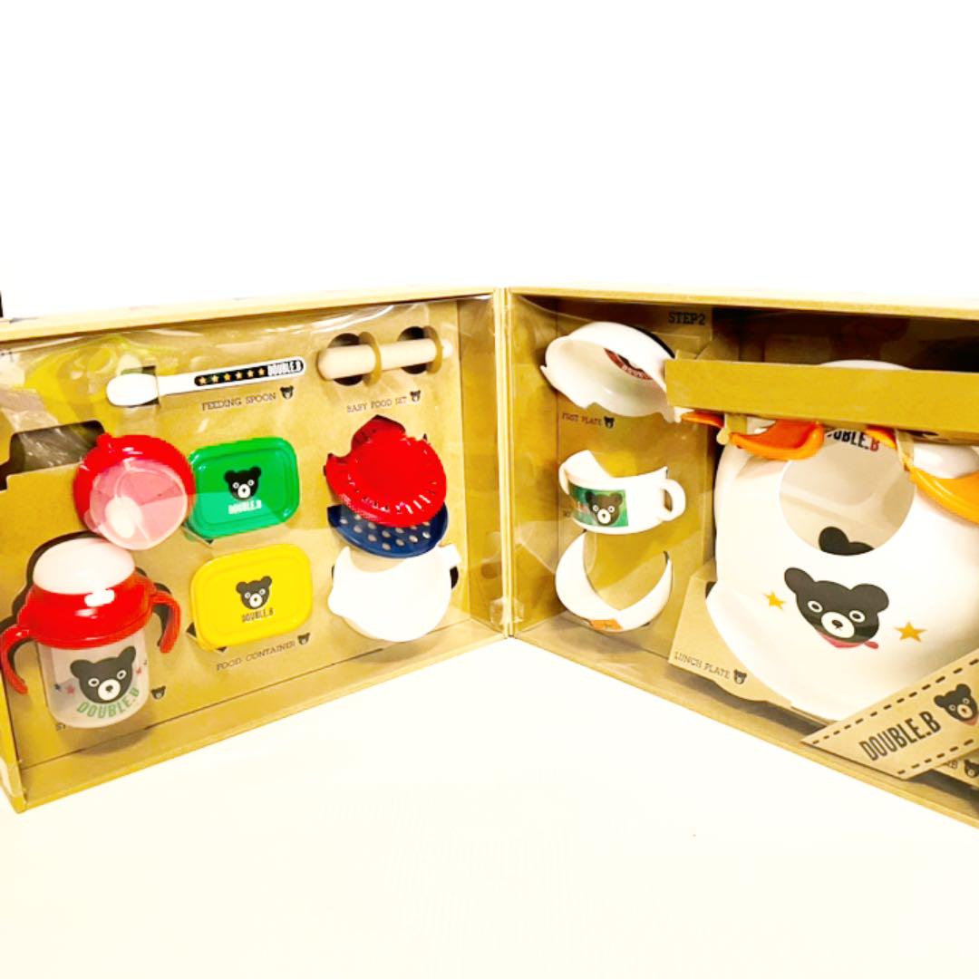 miki HOUSE ミキハウス ダブルB テーブルウェアセット ベビー食器 倉庫 miki HOUSE ミキハウス ダブルB テーブルウェアセット ベビー食器 倉庫