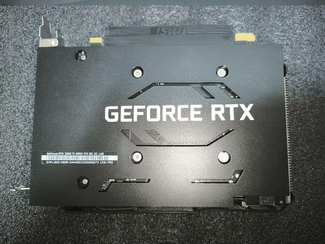グラフィックボード・グラボ・ビデオカード RTX3060ti msi aero itx 8gb oc