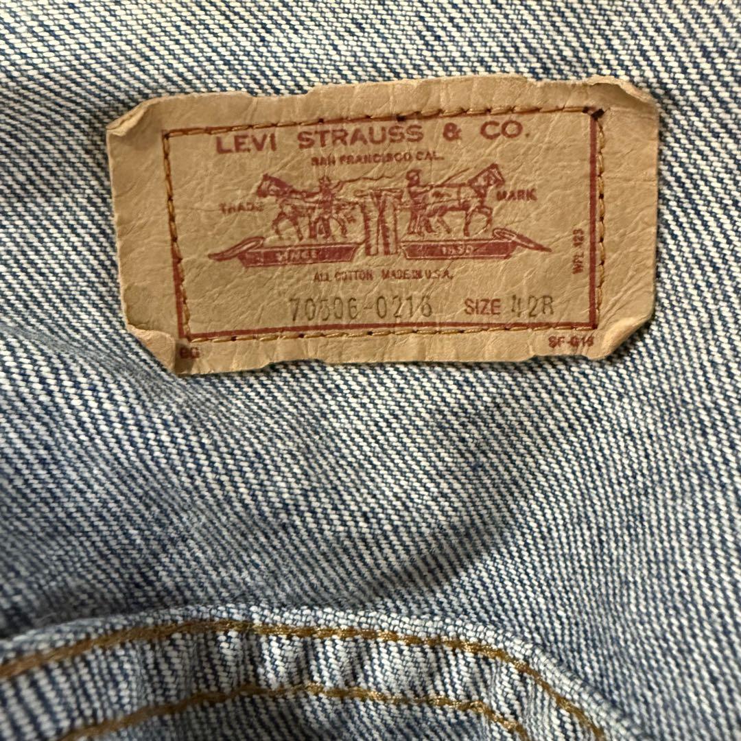 Levis リーバイス デニムジャケット 70506-0216 90s 42