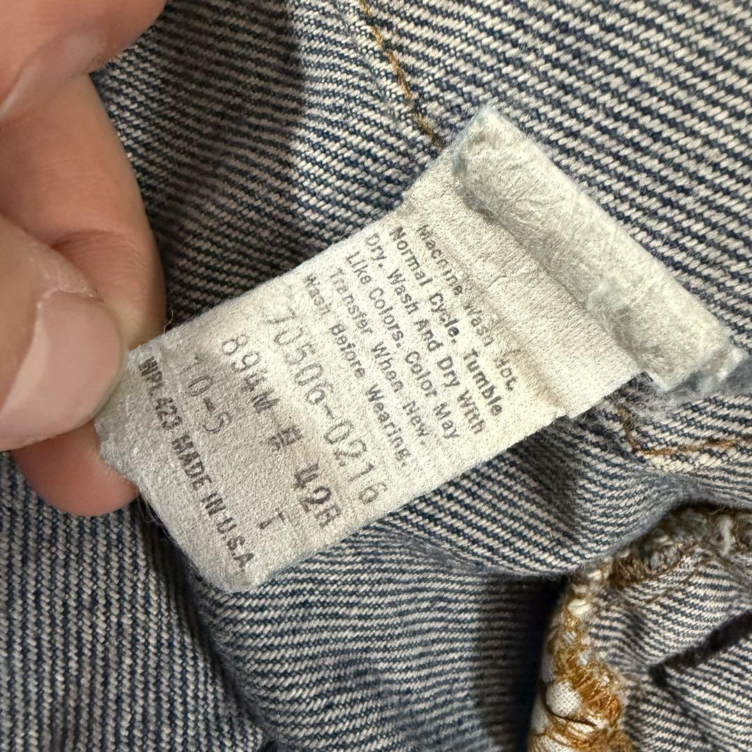 Levis リーバイス デニムジャケット 70506-0216 90s 42