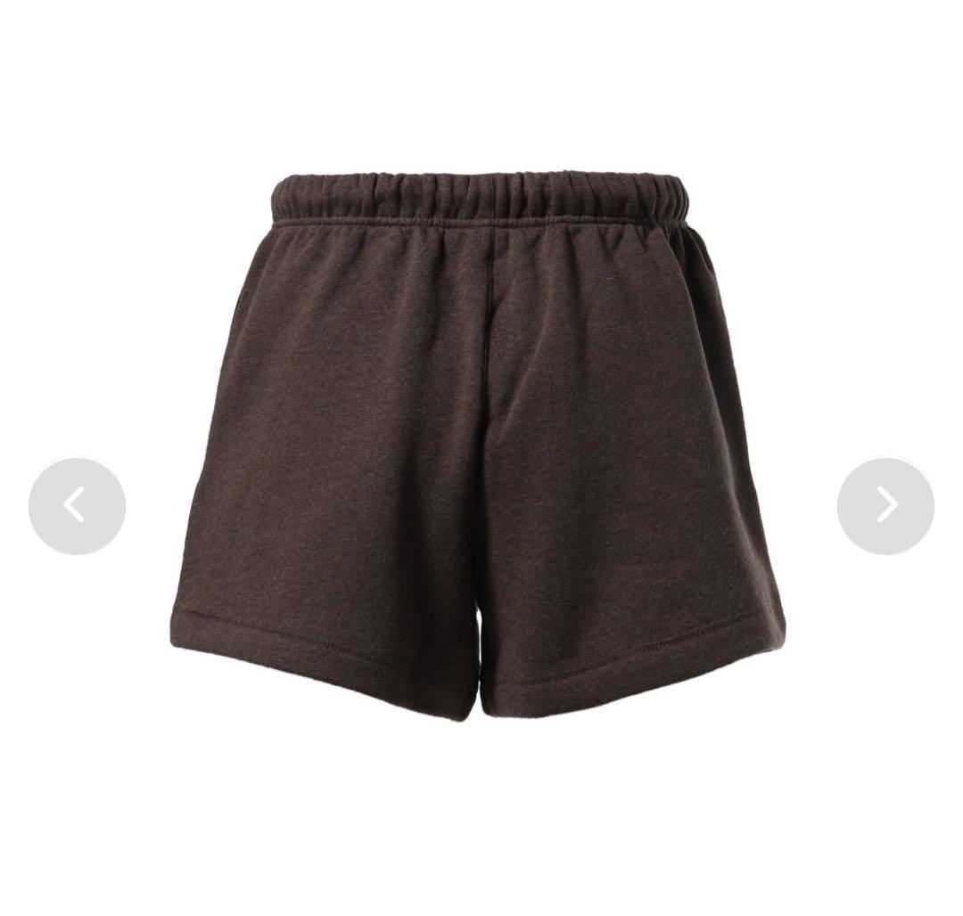 FOG ESSENTIALS ドローストリング ショートパンツ ブラウン M
