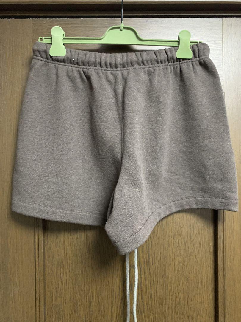 FOG ESSENTIALS ドローストリング ショートパンツ ブラウン M
