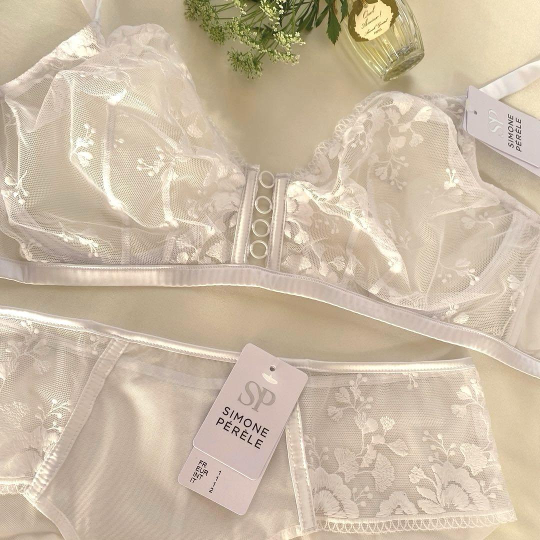 ❤︎ 高級フランス Simone Perele ❤︎ 純白レースランジェリー