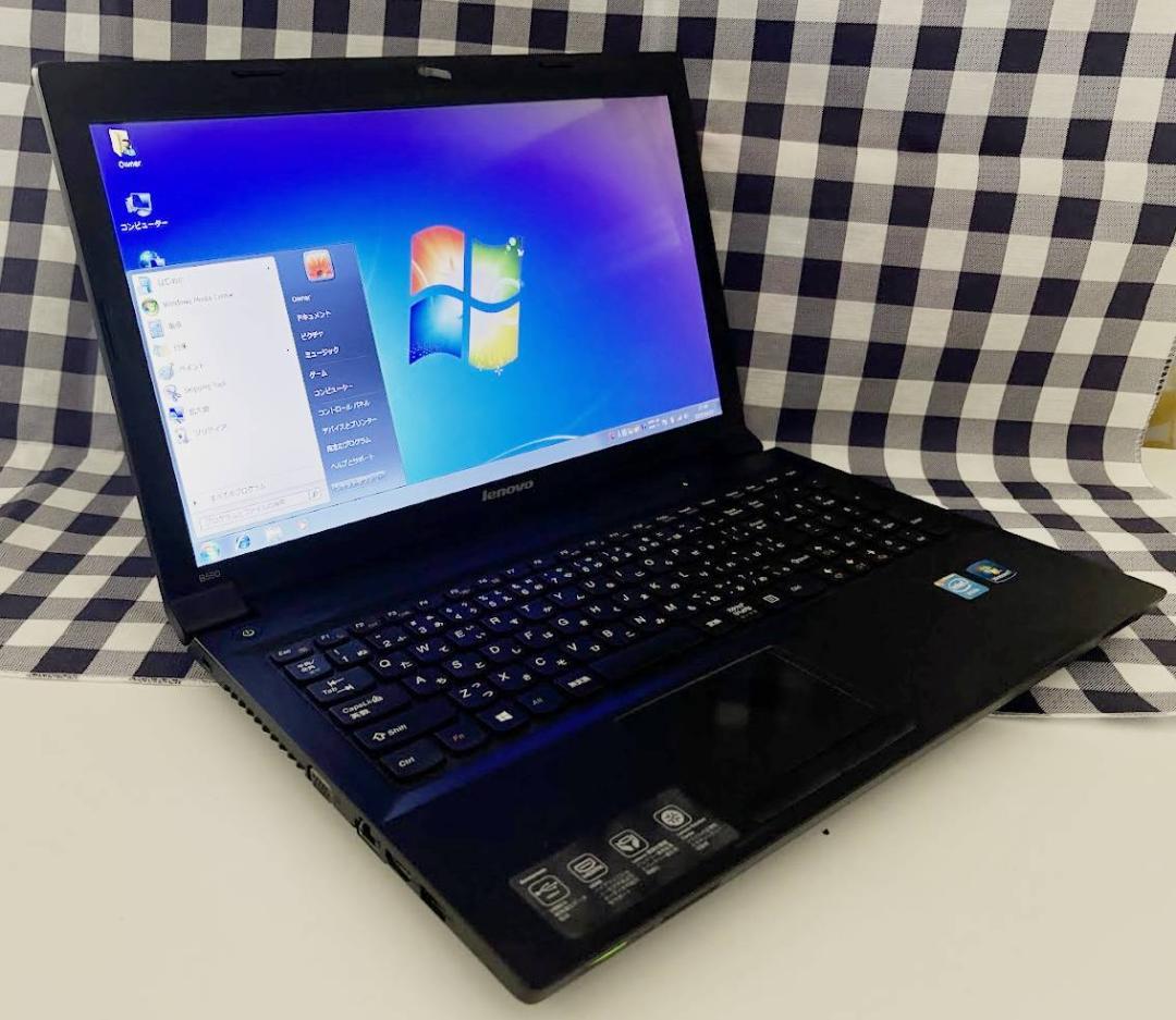 Windows7 Lenovo B590 DVD/Wi-Fi ★動作良好 Windows7 Lenovo B590 DVD/Wi-Fi ☆動作良好 ノートPC