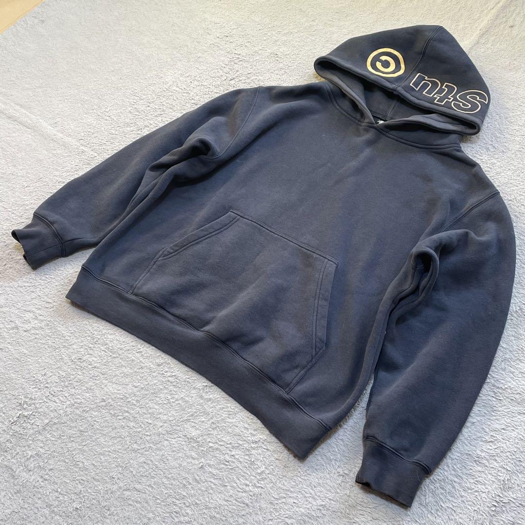 ステューシー　パーカー　プルオーバー　90s old サンフェード　肉厚　M