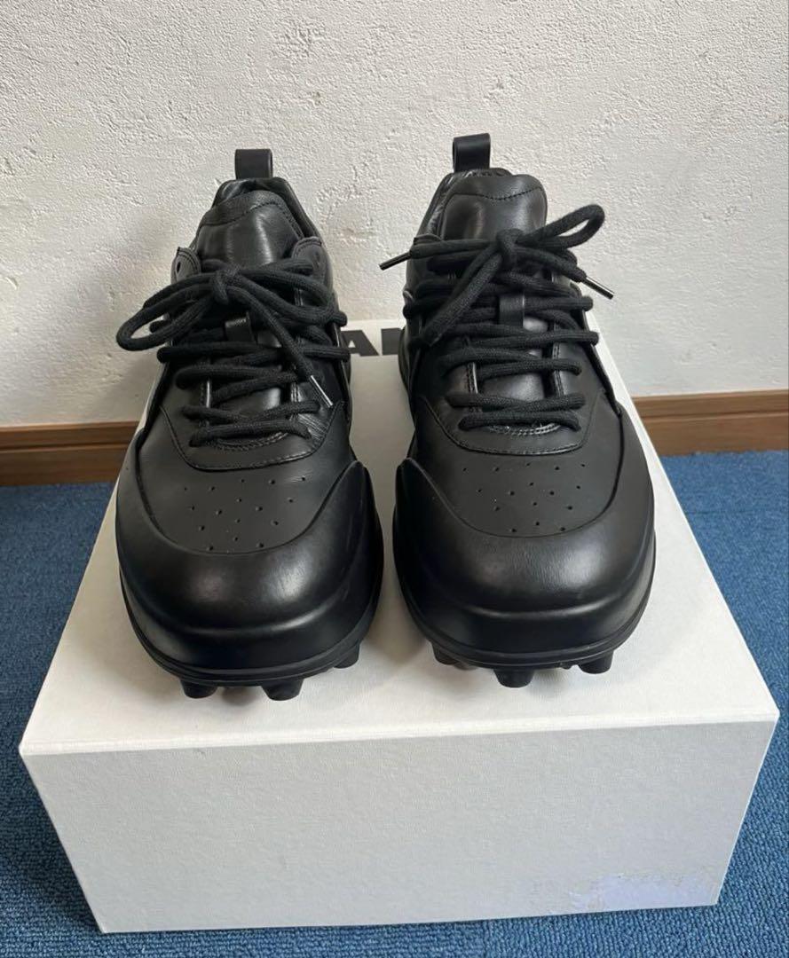 JILSANDER Orb レザースニーカー/サイズ42/ブラック