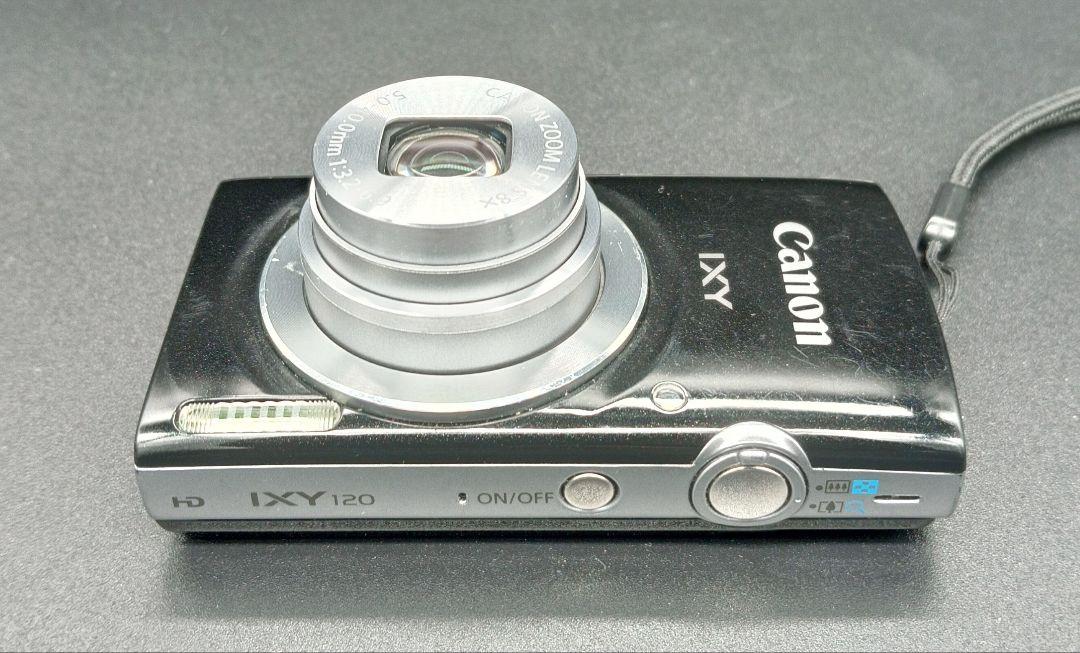 Canon IXY120（ブラック）コンデジ　バッテリー＋充電器付属
