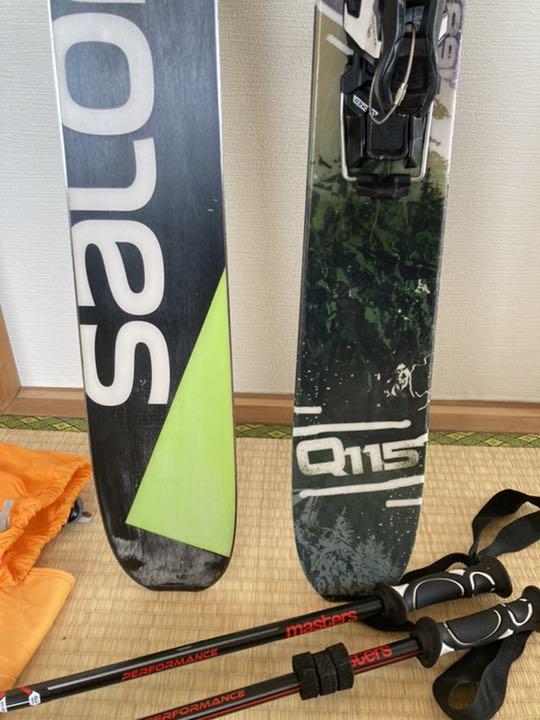 Salomon Q115 178㎝　ファットスキー Salomon Q115 178㎝ ファットスキー