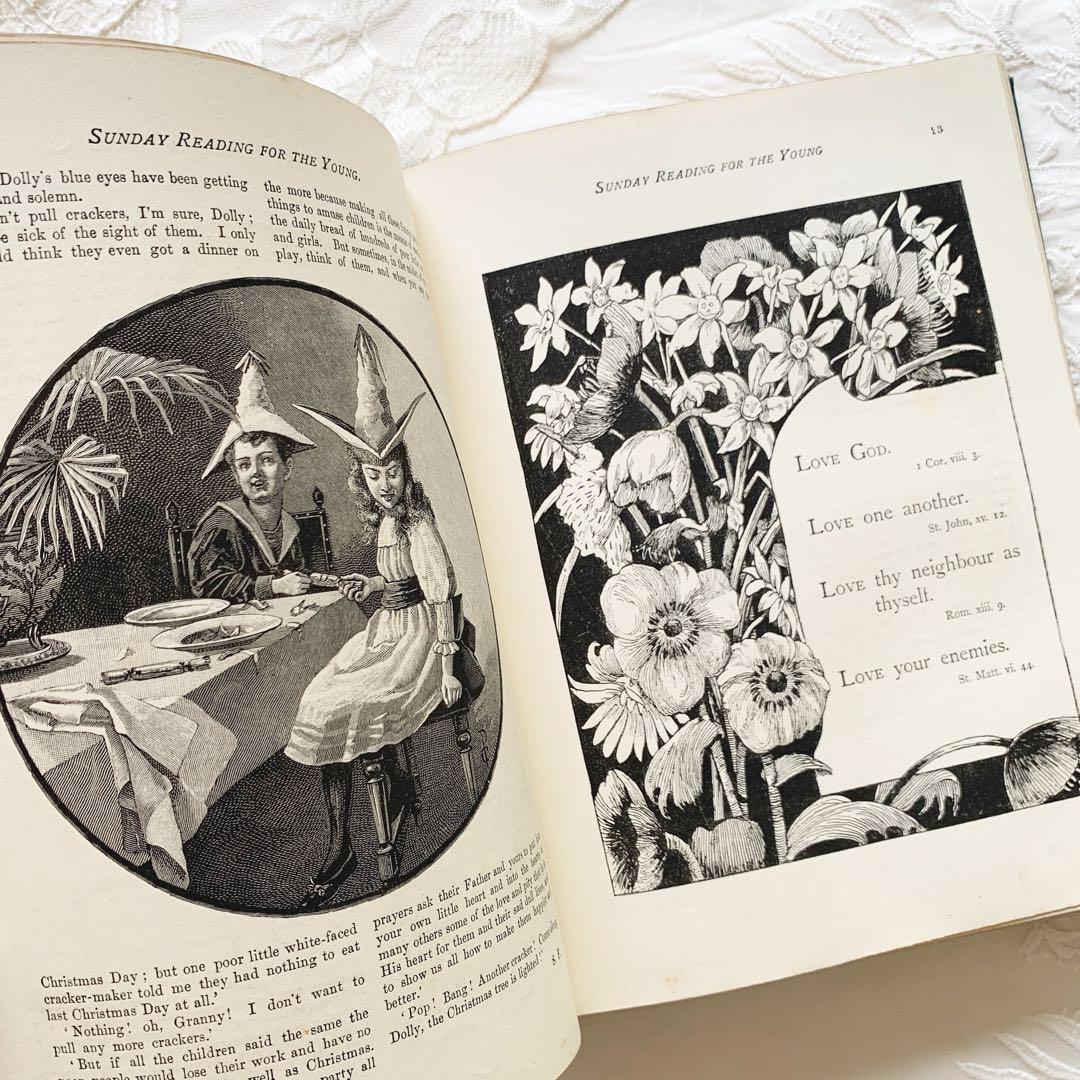 洋書❁英国アンティーク 古書 ディスプレイ ビンテージ 蚤の市