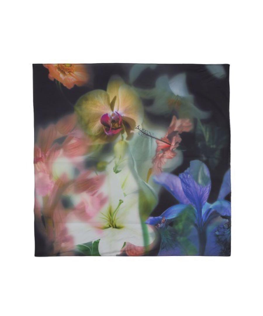 SMOKE FLOWER SCARF JACKET ブラック　S