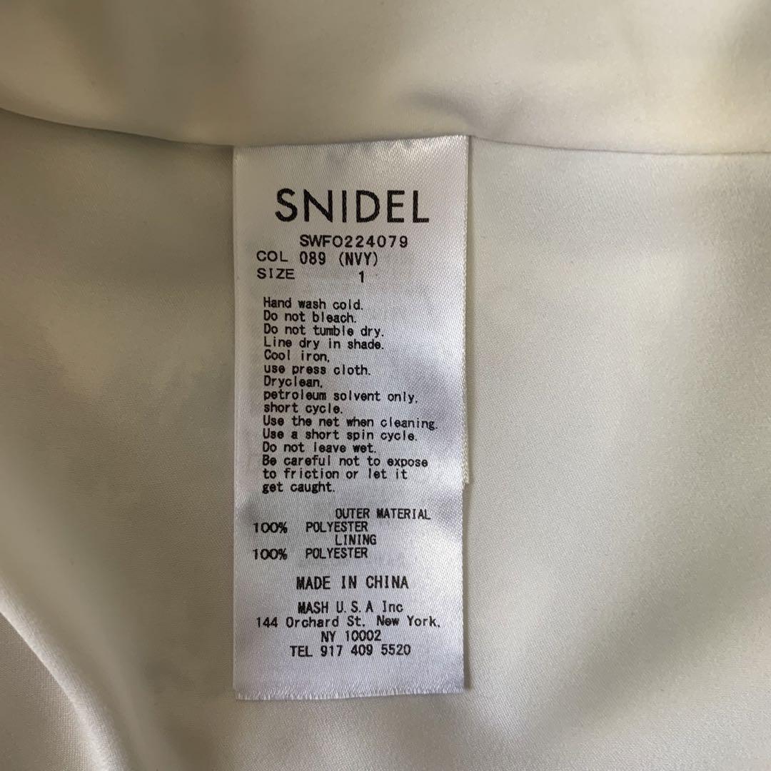 snidel★スナイデル★シティプリントワンピース NVY サイズ1