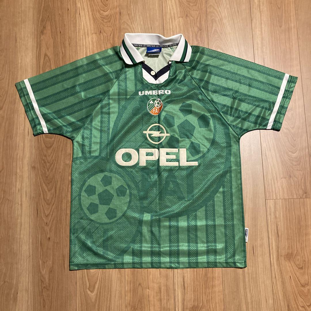 美品❗️アンブロ　90s アイルランド代表　ユニフォーム　ビンテージ　Ｌ
