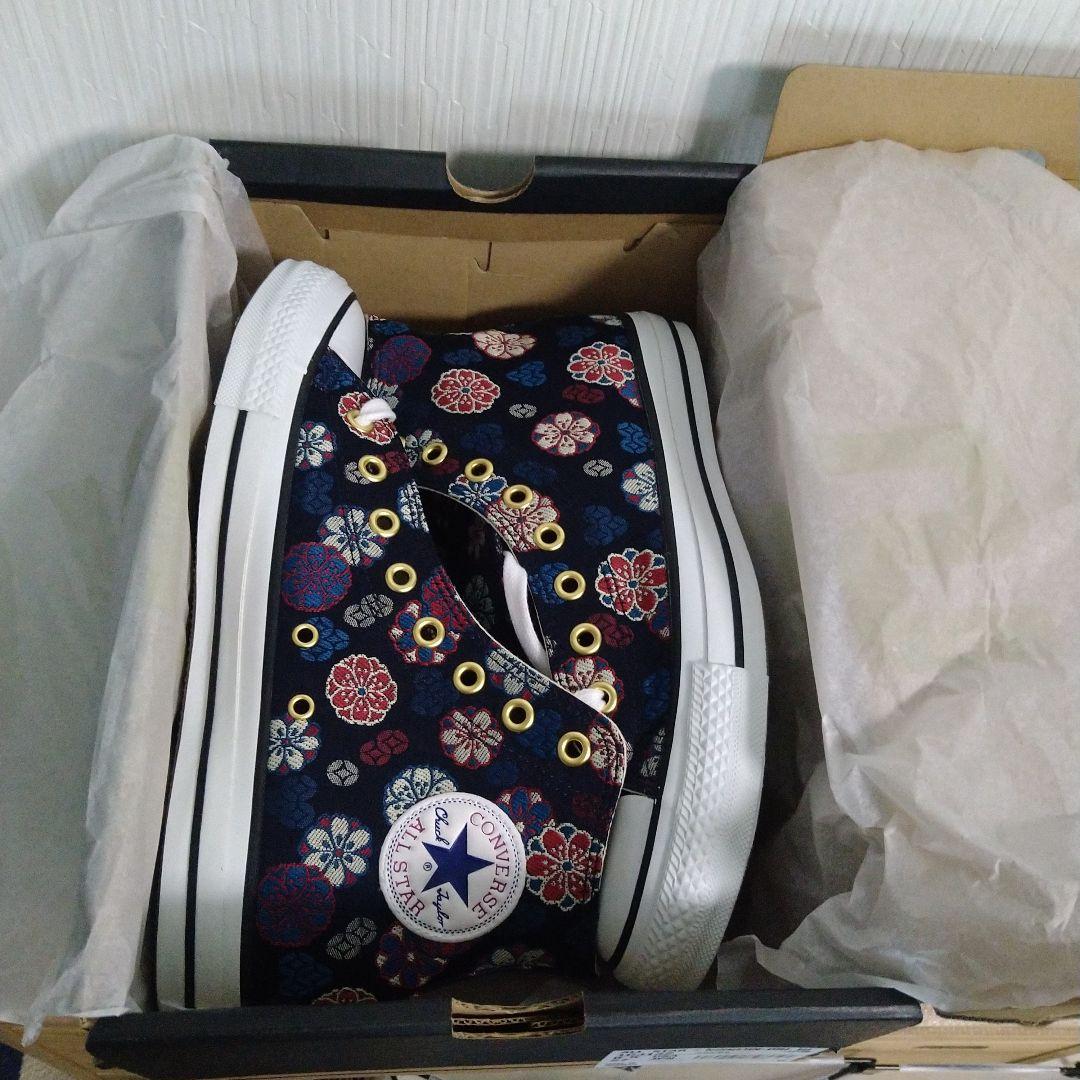 新品未使用 箱あり CONVERSE 西陣織 27cm