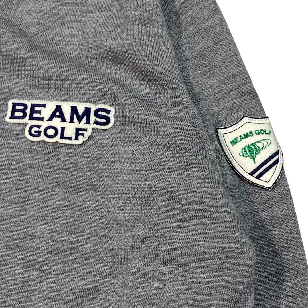 BEAMS GOLF ビームス ゴルフ 暴風コーティング ニットセーター M BEAMS GOLF ビームス ゴルフ 暴風コーティング ニットセーター M