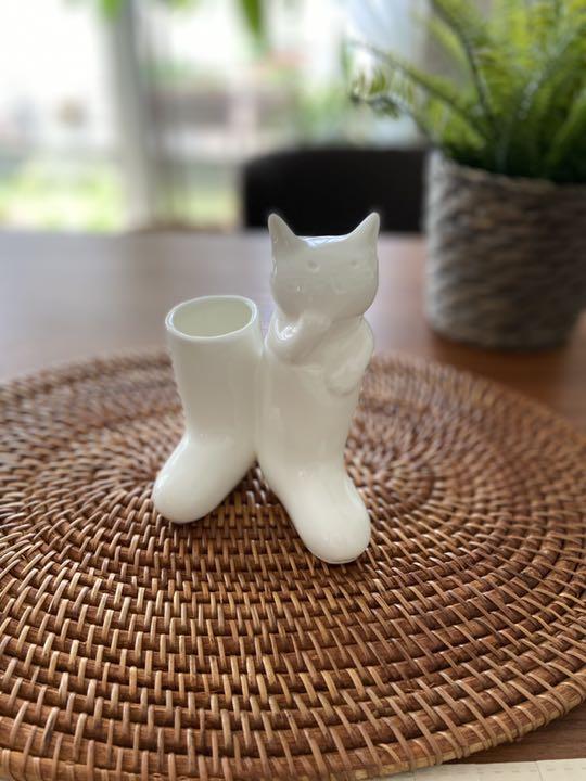 メルカリ Narumi 猫と長靴 花瓶 7 100 中古や未使用のフリマ