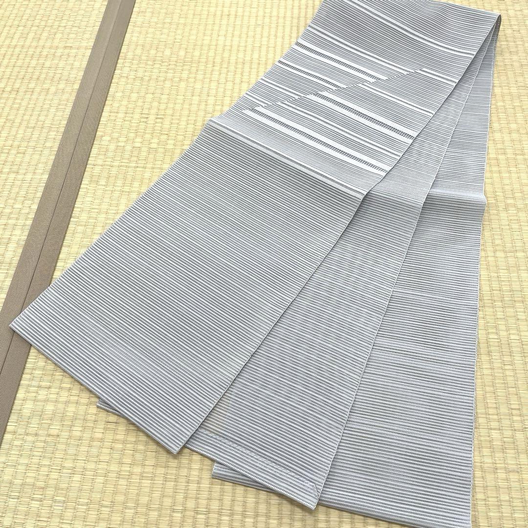 正絹 夏帯 名古屋帯 絽綴れ(未使用品)