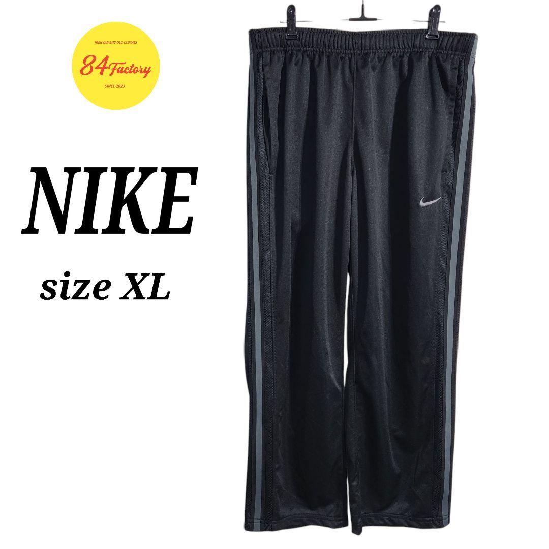 NIKE ジョガーパンツ ジャージ 刺繍ロゴ サイドライン メンズ XL 美品