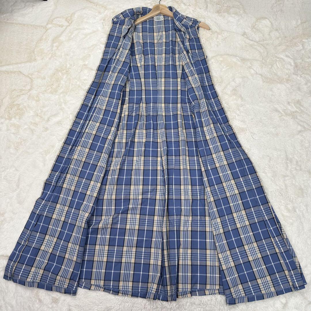 ✨美品✨ローラアシュレイ チェック柄 ノースリーブ シャツワンピース 11AR ✨美品✨ローラアシュレイ チェック柄 ノースリーブ シャツ