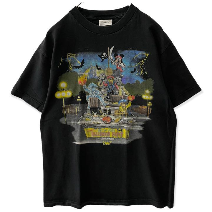 世界的に Usa製 Disney ハロウィンパーティー デザインプリントtシャツ 希少 Tシャツ カットソー 半袖 袖なし Www Indiashopps Com