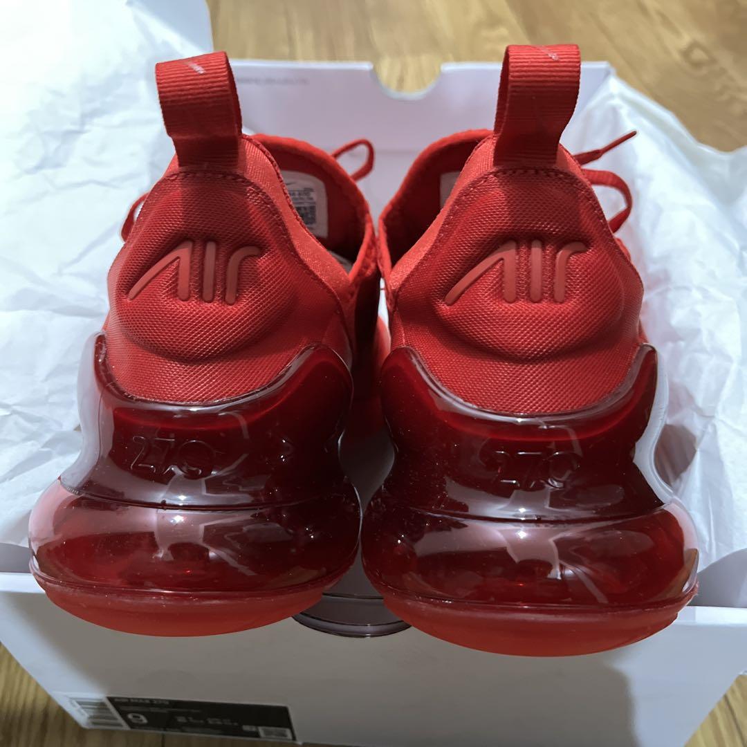 Nike Air Max 270 ユニバーシティレッド 9