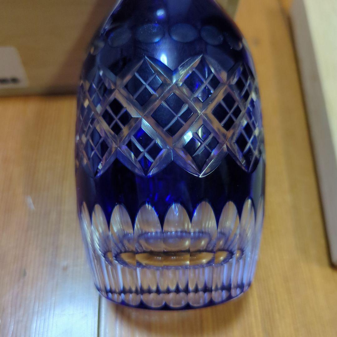 江戸切子 冷酒セット　徳利と盃✕2