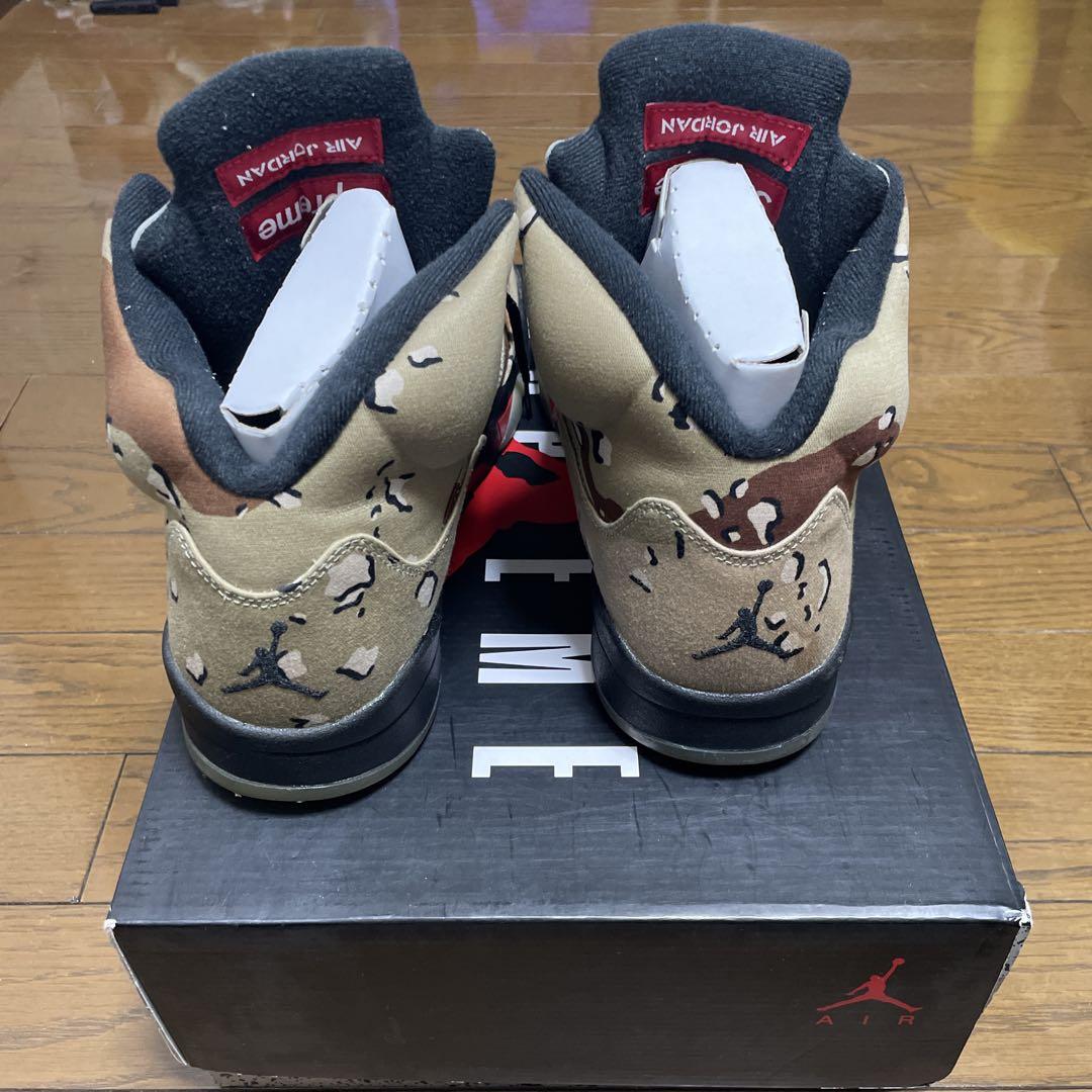靴 NIKE AIR JORDAN 5 SUPREME 824371 201