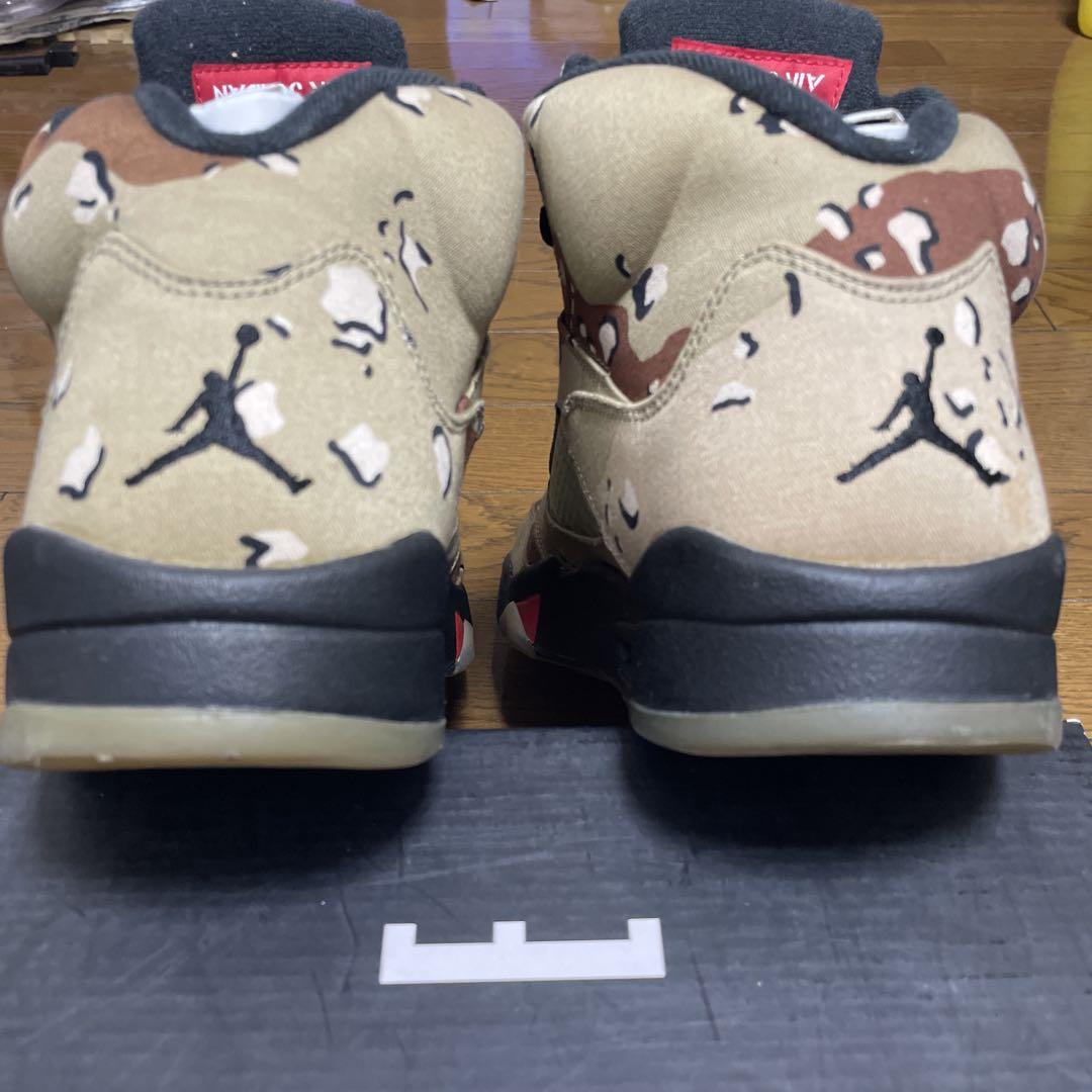 靴 NIKE AIR JORDAN 5 SUPREME 824371 201